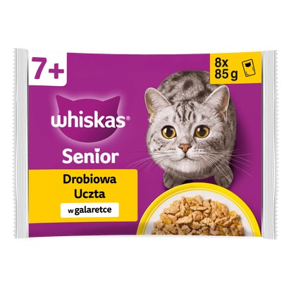 Senior 7+ Karma mokra Drobiowa Uczta w galaretce