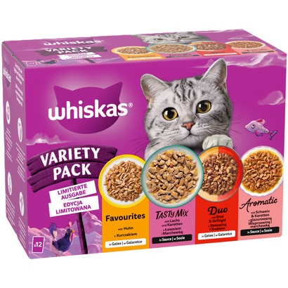 Variety Pack Edycja limitowana, Wybór saszetek z karmą w sosie i galaretce